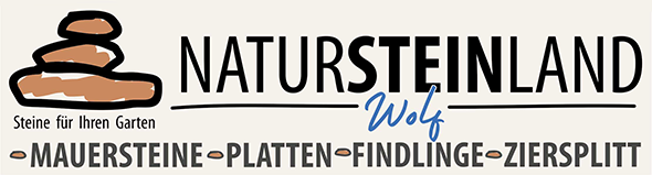 Logo Wolf Natursteinland - Steine f�r Ihren Garten
